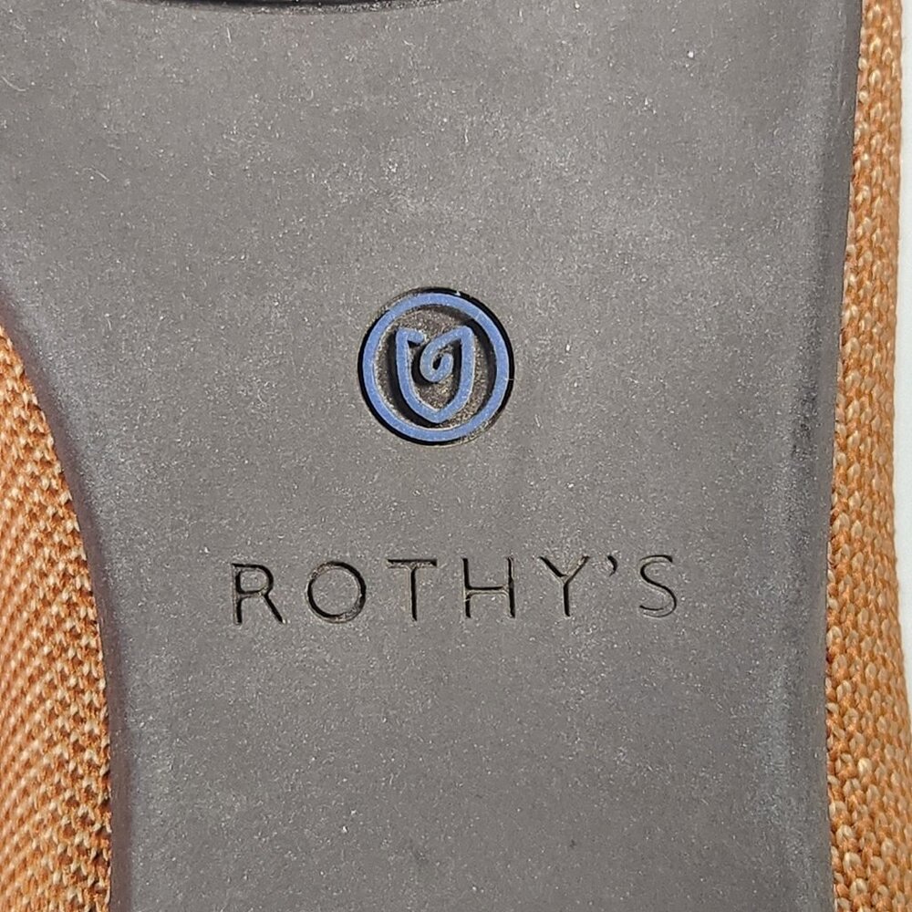 ROTHYS The Point Ballet Flat In Fawn Size W7.5 - Picture 9 of 13
